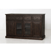 The Attic Francisco Solid Wood Sideboard Walnut